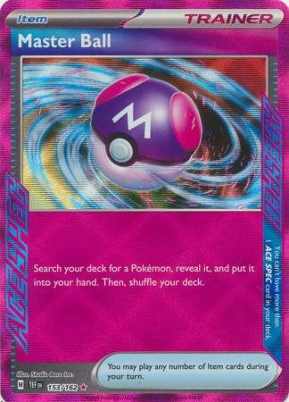 153/162 - Master Ball - Ace Rare