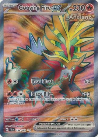 188/162 - Gouging Fire ex - Full Art Secret Rare