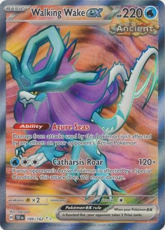 189/162 - Walking Wake ex - Full Art Secret Rare