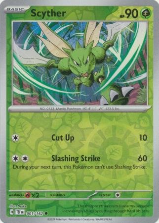 001/162 - Scyther - Common Reverse Holo