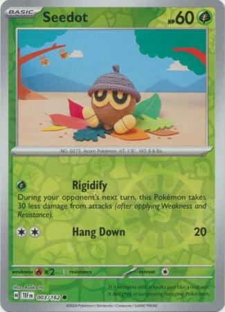 003/162 - Seedot - Common Reverse Holo