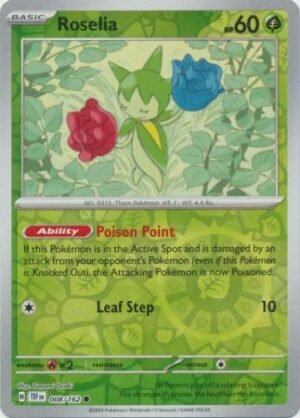 008/162 - Roselia - Common Reverse Holo