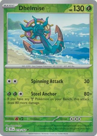 019/162 - Dhelmise - Uncommon Reverse Holo