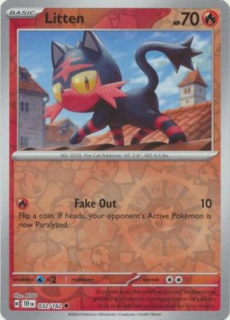 032/162 - Litten - Common Reverse Holo