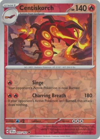 037/162 - Centiskorch - Uncommon Reverse Holo