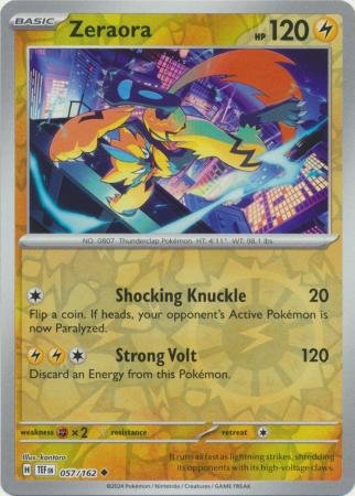 057/162 - Zeraora - Uncommon Reverse Holo