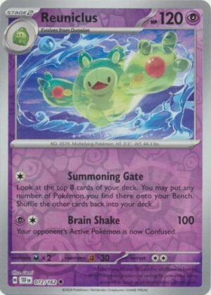 072/162 - Reuniclus - Uncommon Reverse Holo