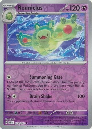 072/162 - Reuniclus - Uncommon Reverse Holo