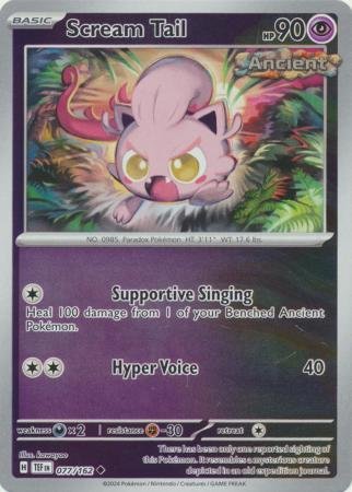 077/162 - Scream Tail - Uncommon Reverse Holo