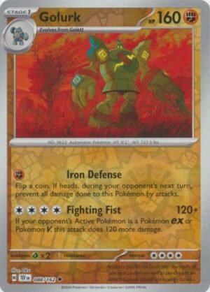 088/162 - Golurk - Uncommon Reverse Holo