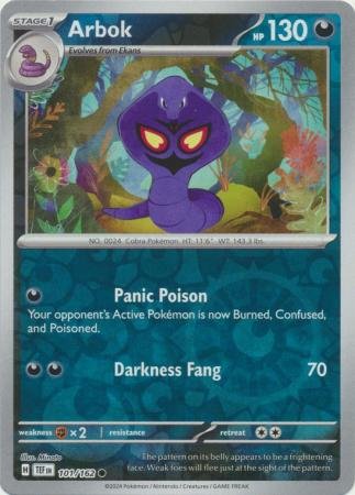 101/162 - Arbok - Common Reverse Holo