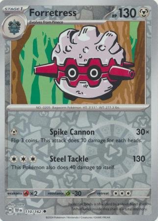 110/162 - Forretress - Uncommon Reverse Holo