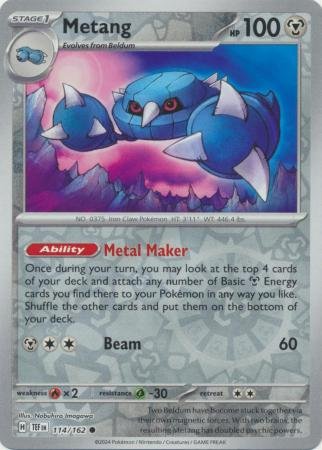 114/162 - Metang - Common Reverse Holo