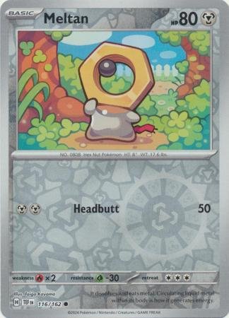 116/162 - Meltan - Common Reverse Holo