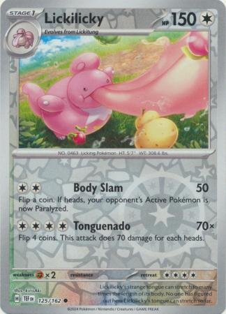 125/162 - Lickilicky - Common Reverse Holo