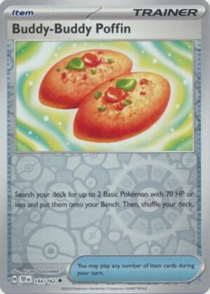 144/162 - Buddy-Buddy Poffin- Uncommon Reverse Holo