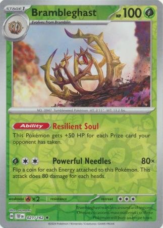 021/162 - Brambleghast - Holo Rare Reverse Holo