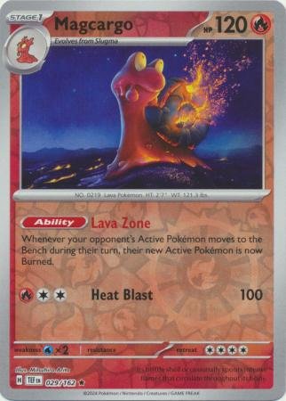 029/162 - Magcargo - Holo Rare Reverse Holo