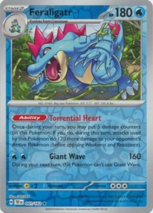 041/162 - Feraligatr - Holo Rare Reverse Holo