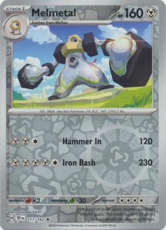 117/162 - Melmetal - Holo Rare Reverse Holo