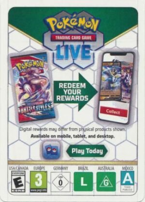 Temporal Forces Build & Battle Box Code Card (Pokemon TCGO)