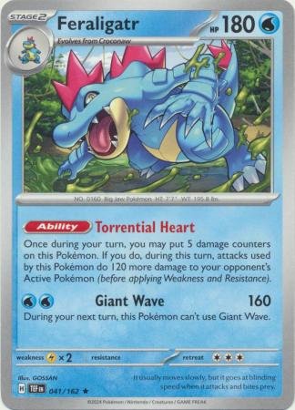 041/162 - Feraligatr - Non-Holo Rare