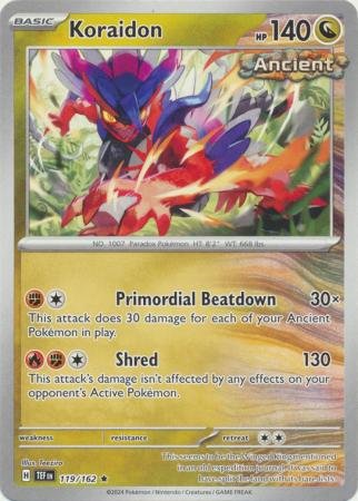 119/162 - Koraidon - Non-Holo Rare