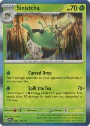 022/167 - Sinistcha - Holo Rare