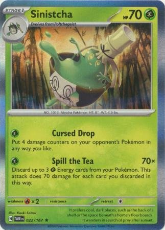022/167 - Sinistcha - Holo Rare