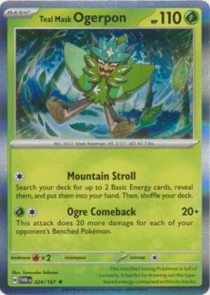024/167 - Teal Mask Ogerpon - Holo Rare