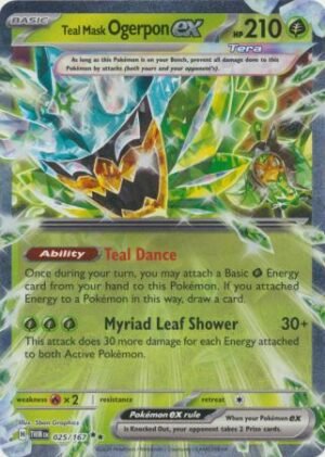 1807405.jpg 025/167 - Teal Mask Ogerpon ex - Ultra Rare