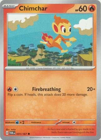 031/167 - Chimchar - Common