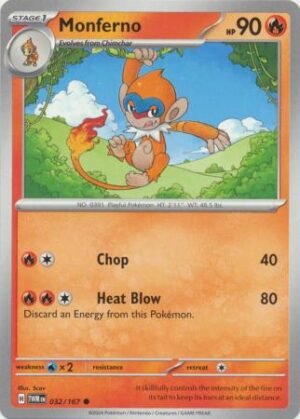 032/167 - Monferno - Common