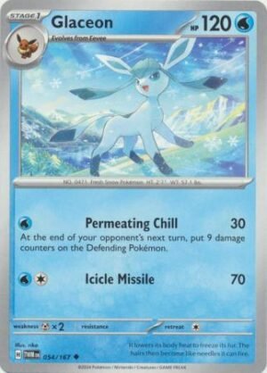 054/167 - Glaceon - Uncommon