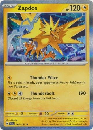 065/167 - Zapdos - Holo Rare