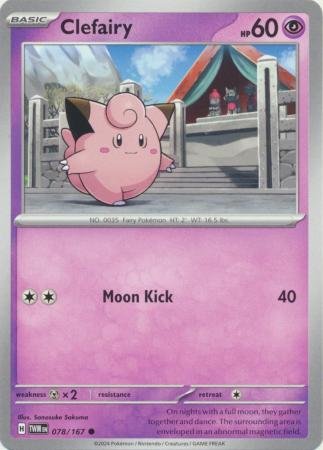 078/167 - Clefairy - Common