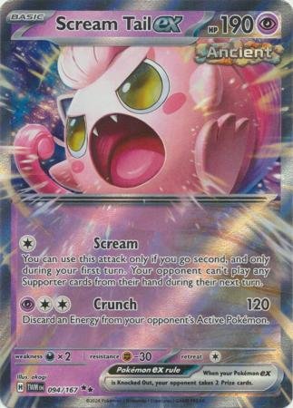 094/167 - Scream Tail ex - Ultra Rare