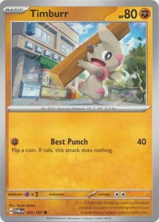 103/167 - Timburr - Common