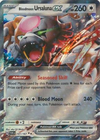 141/167 - Bloodmoon Ursaluna ex - Ultra Rare