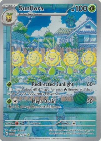 169/167 - Sunflora - Illustration Rare