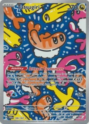 186/167 - Tatsugiri - Illustration Rare