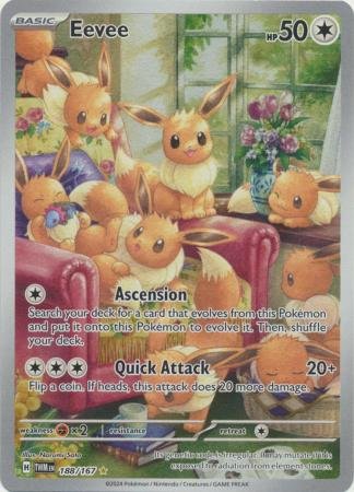 188/167 - Eevee - Illustration Rare