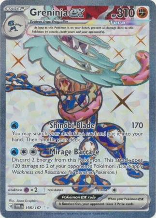 198/167 - Greninja ex - Full Art Secret Rare