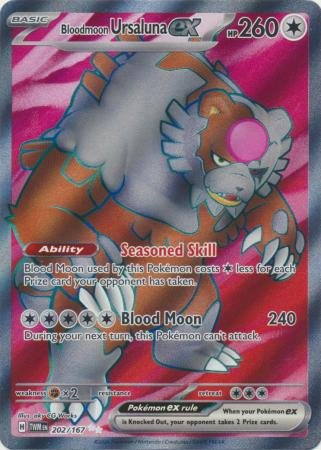202/167 - Bloodmoon Ursaluna ex - Full Art Secret Rare