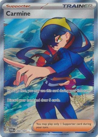 204/167 - Carmine - Full Art Secret Rare