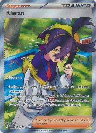 206/167 - Kieran - Full Art Secret Rare
