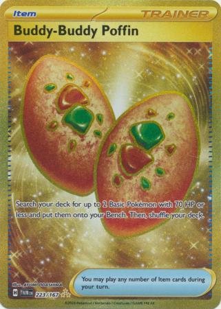 223/167 - Buddy-Buddy Poffin- Gold Secret Rare