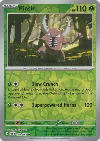 003/167 - Pinsir - Common Reverse Holo