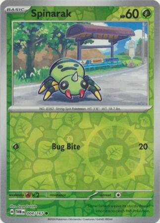 004/167 - Spinarak - Common Reverse Holo