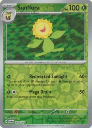 007/167 - Sunflora - Uncommon Reverse Holo